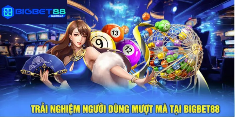 Giao diện trang chủ Bigbet88 hiện đại và thân thiện